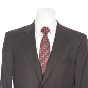 Jos A Bank Signature Gold Solid Black Sport Coat